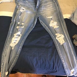 American eagle high waisted skinny jeans